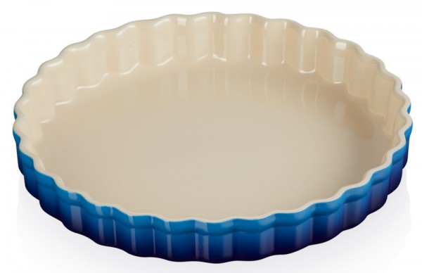 Le Creuset Tarte-Form Steinzeug Azure Blau 24cm
