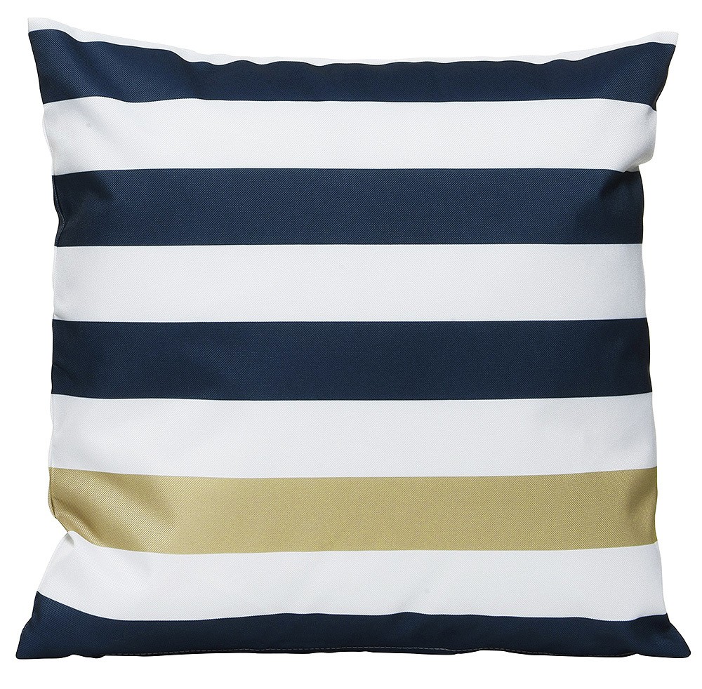 Outdoor Kissen Gestreift Blau Weiß Creme Gartenkissen Wasserabweisend 45x45cm Outdoor Kissen Gestreift Blau Weiß Creme Gartenkissen Wasserabweisend 45x45cm