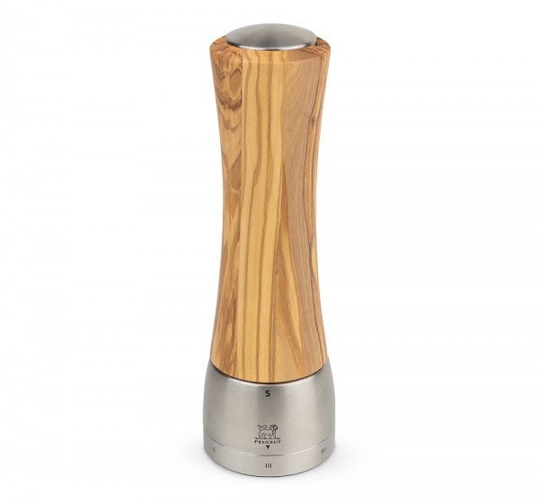 Peugeot Madras Salzmühle Edelstahl Olivenholz U-Select 21cm