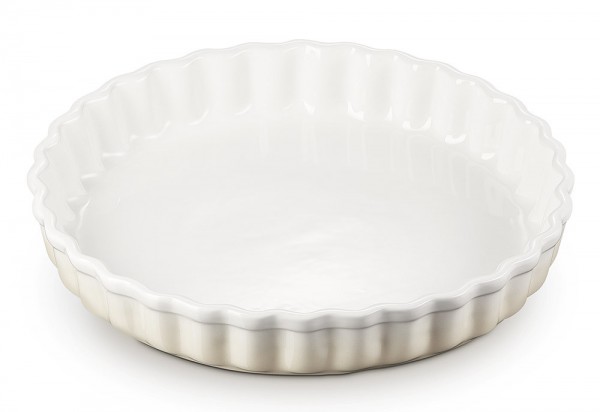 Le Creuset Tarte-Form Steinzeug Meringue 28cm