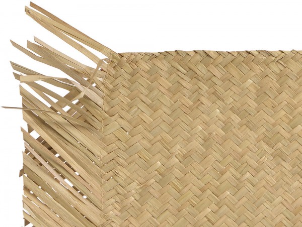 Tischsets Boho Seegras geflochten 2 Stück Platzsets Natur Handgefertigt 48x34cm