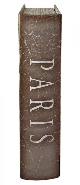 Hohles Buch Eiffelturm Paris Postkarte mit Geheimfach Vintage Buchversteck