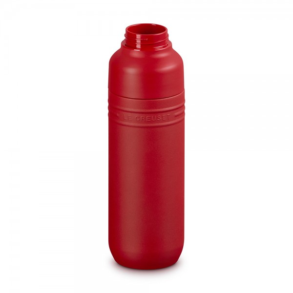 Le Creuset Trinkflasche On The Go Edelstahl Isolierflasche Kirschrot