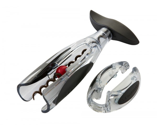 Le Creuset Activ-Ball GS-200 Korkenzieher Transparent mit Kapselabschneider