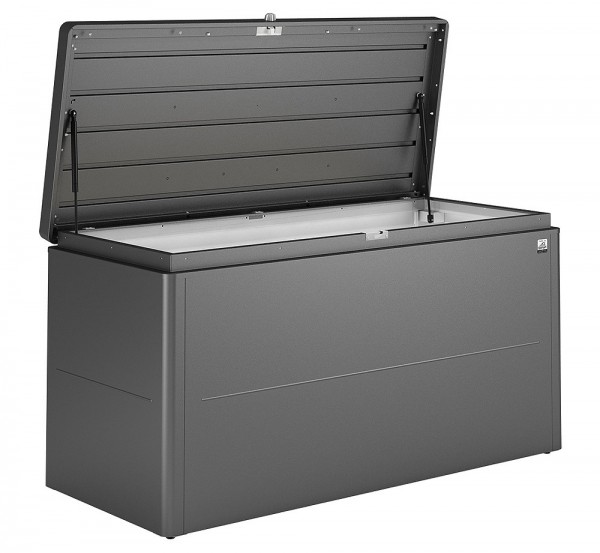 Biohort Loungebox 200 Aufbewahrungsbox 200x84x88,5cm Silber-Metallic