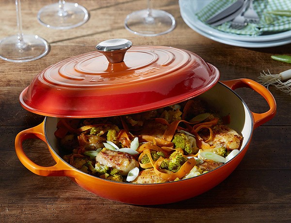Le Creuset Gourmet-Profitopf Gusseisen Ofenrot 26cm
