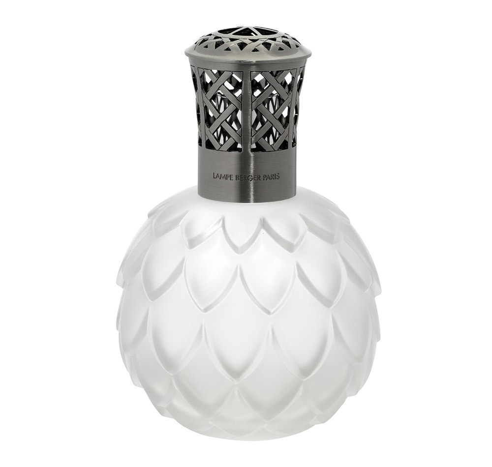 Lampe Berger Duftlampe Artichaut Weiß Gefrostet Lampe Berger Duftlampe Artichaut Weiß Gefrostet
