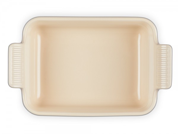 Le Creuset Auflaufform Tradition Steinzeug Flint Grau