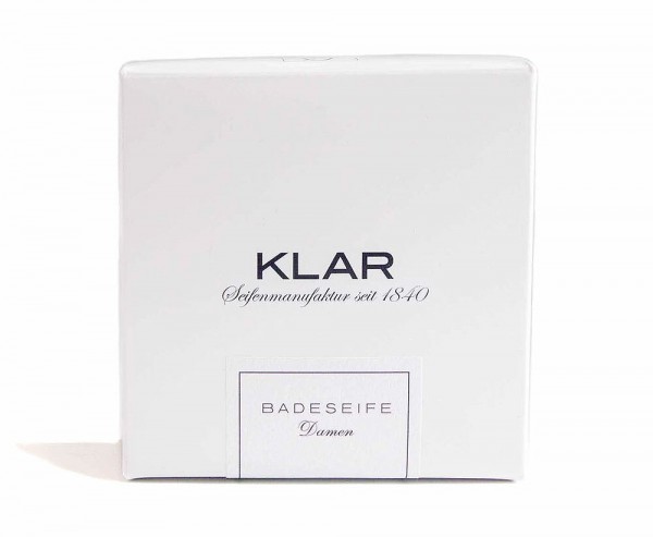 KLAR Damen Badeseife (Palmölfrei) 150g