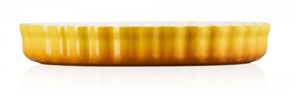 Le Creuset Tarteform Steinzeug Nectar Gelb 28cm