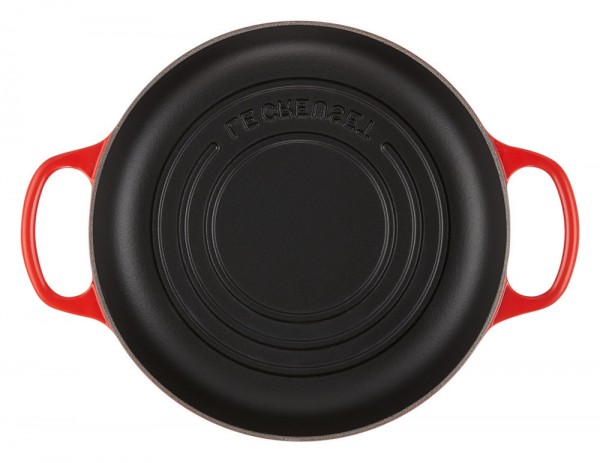 Le Creuset Brotbräter Rund Gusseisen Kirschrot 24cm