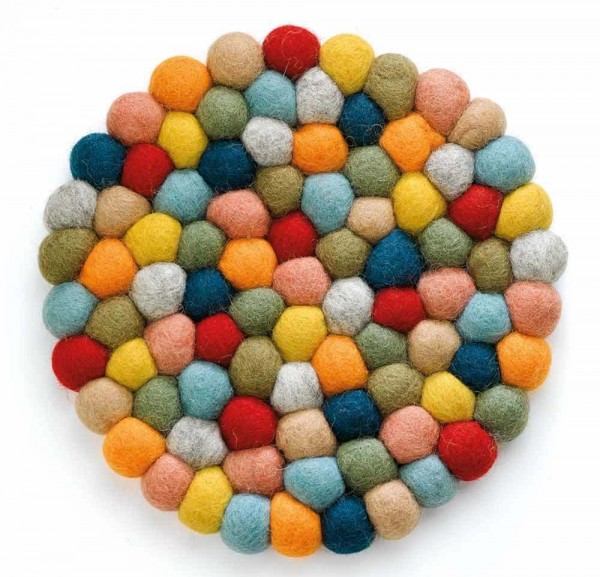 Cilio Untersetzer LANA COLORE rund Schafwolle 21cm