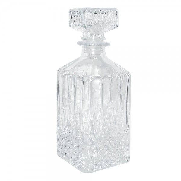 Whisky Karaffe Set Whiskey Glaskaraffe Dekanter Whiskydekanter + 4 Gläser