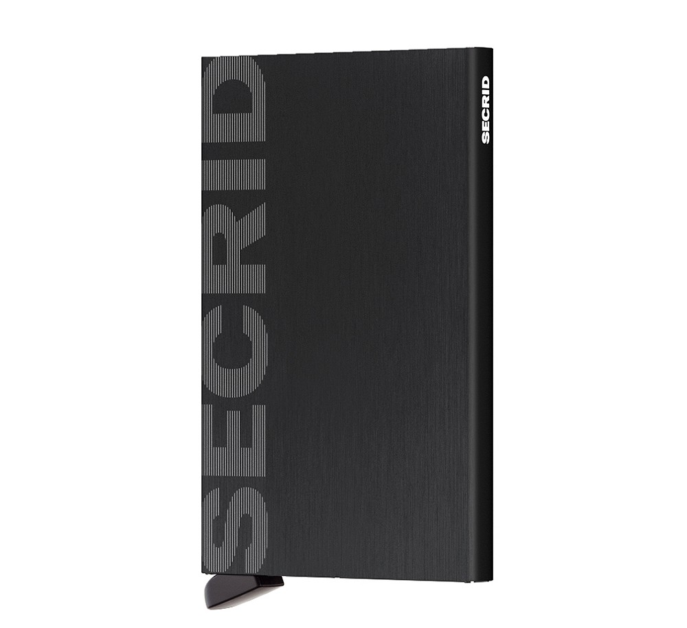 Secrid Cardprotector Laser Logo Brushed Black