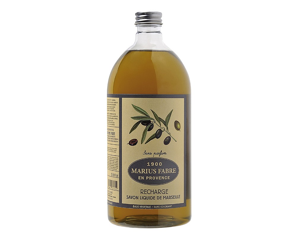 Marius Fabre Flüssigseife Neutral (ohne Parfumzusätze) Bio-Olivenöl 1L