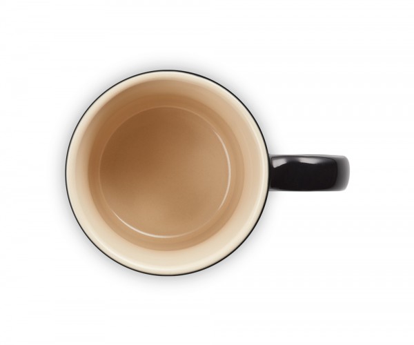 Le Creuset Espressotasse Steinzeug Schwarz glänzend 100ml