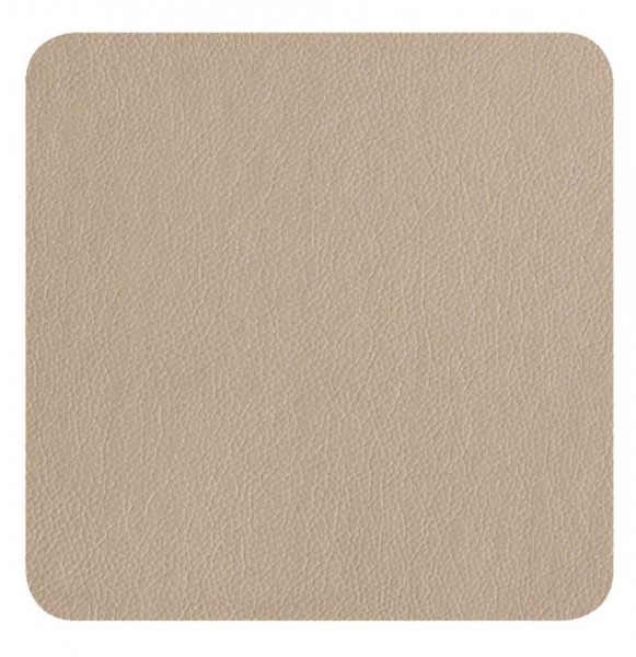 ASA Untersetzer Coaster quadratisch 4er Set stone Country beige 10 x 10 cm