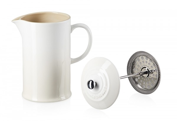 Le Creuset Kaffeebereiter Steinzeug Meringue