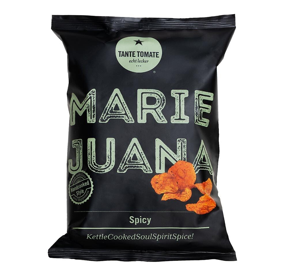 Tante Tomate - MarieJuana - KesselChips Spicy 115g