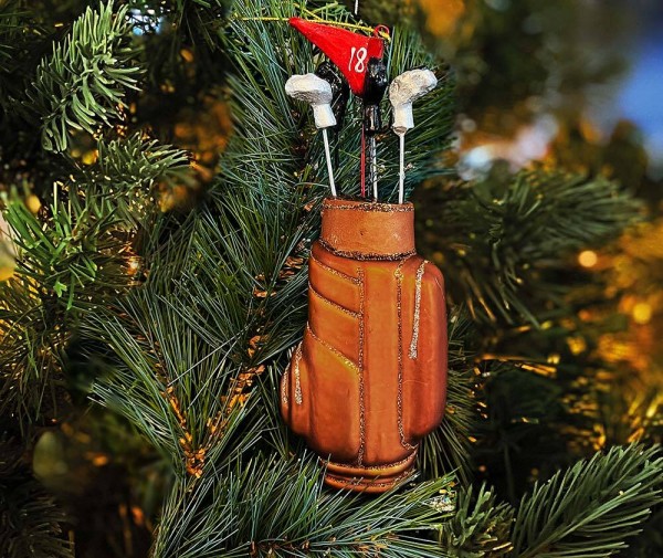 Christbaumschmuck Golfbag Christbaumanhänger Golf Echt Glas Weihnachten