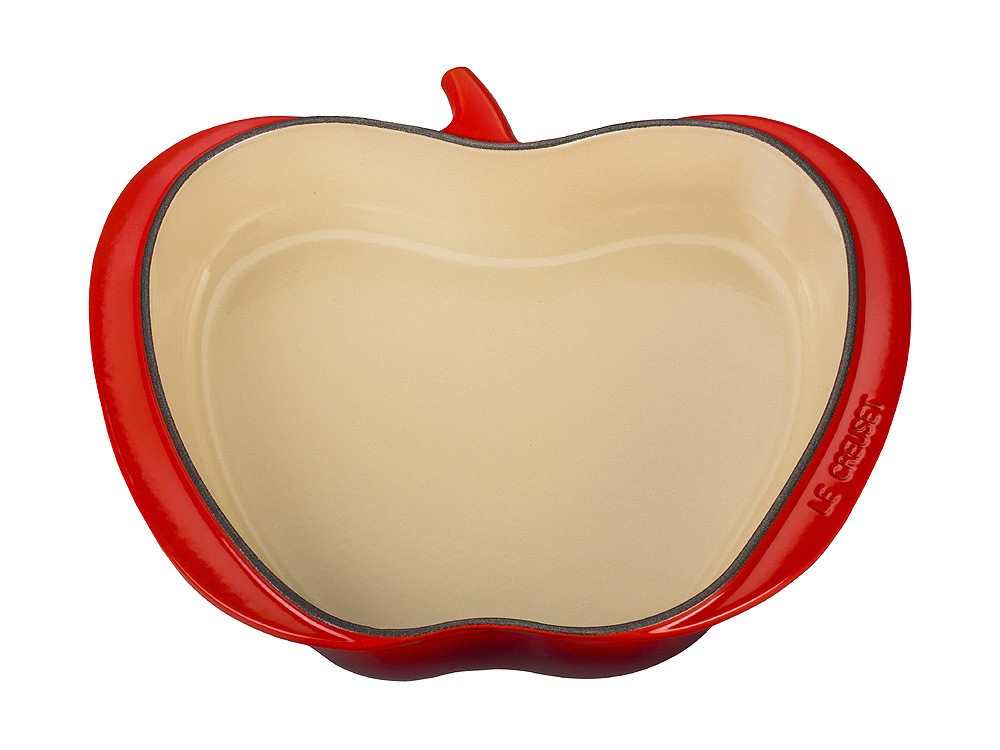 Le Creuset Apfel Auflaufform Gusseisen Kirschrot Le Creuset Apfel Auflaufform Gusseisen Kirschrot