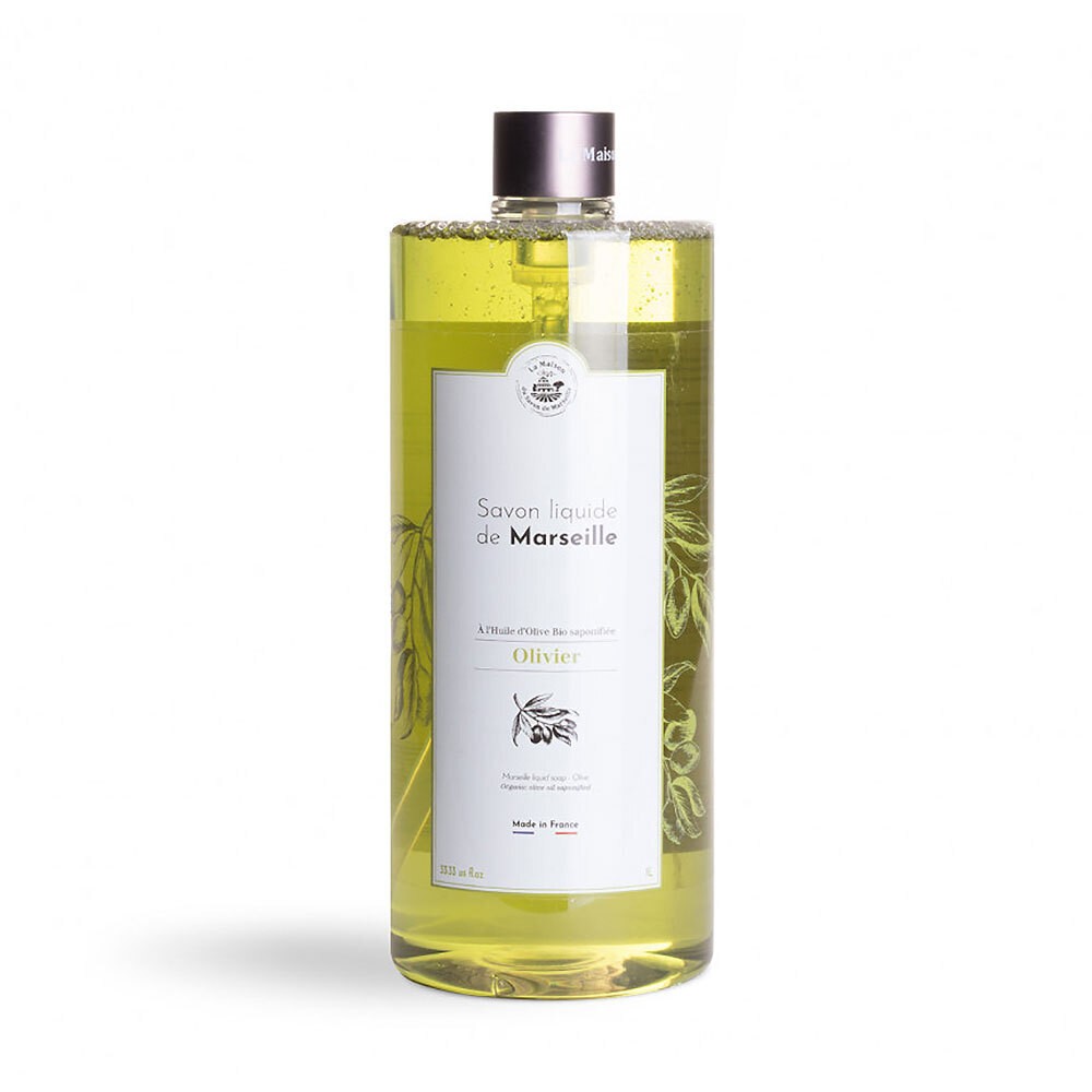 Flüssigseife Huile D'Olive (Olivenöl) mit Bio-Olivenöl 1L
