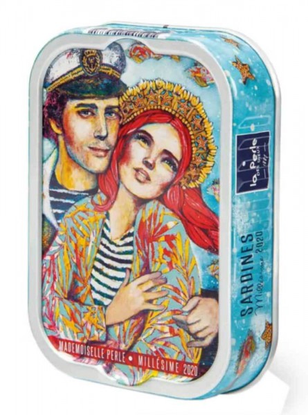 La Perle des Dieux Jahrgangssardinen 2020 Mademoiselle Perle - Dose 115 g