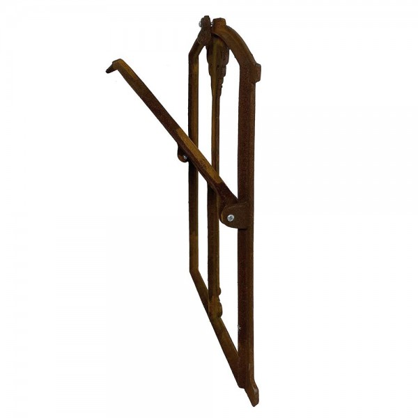 Stallfenster zum Öffnen Gusseisen Rostig klappbar Nostalgie Antik-Stil 46x30cm