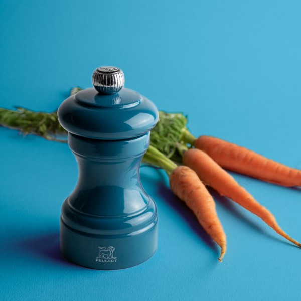 Peugeot Bistro Pfeffermühle Pazifikblau Glanz 10cm