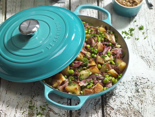 Le Creuset Gourmet-Profitopf Signature Gusseisen Karibik 30cm
