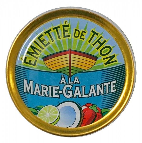 la belle-iloise Émietté vom Thunfisch à la Marie-Galante - Dose 80 g