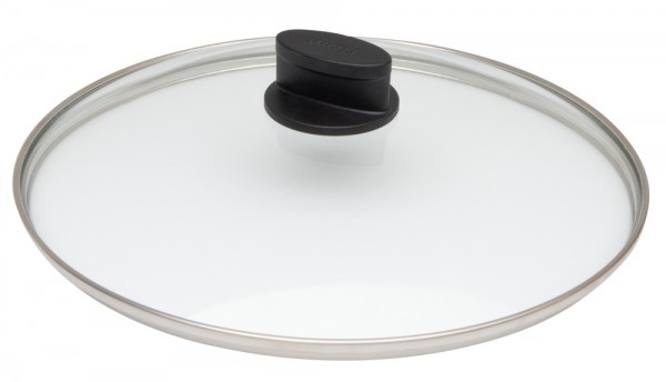 Woll Eco Lite Glasdeckel aus gehärtetem Spezialglas Rund Sicherheitsglas