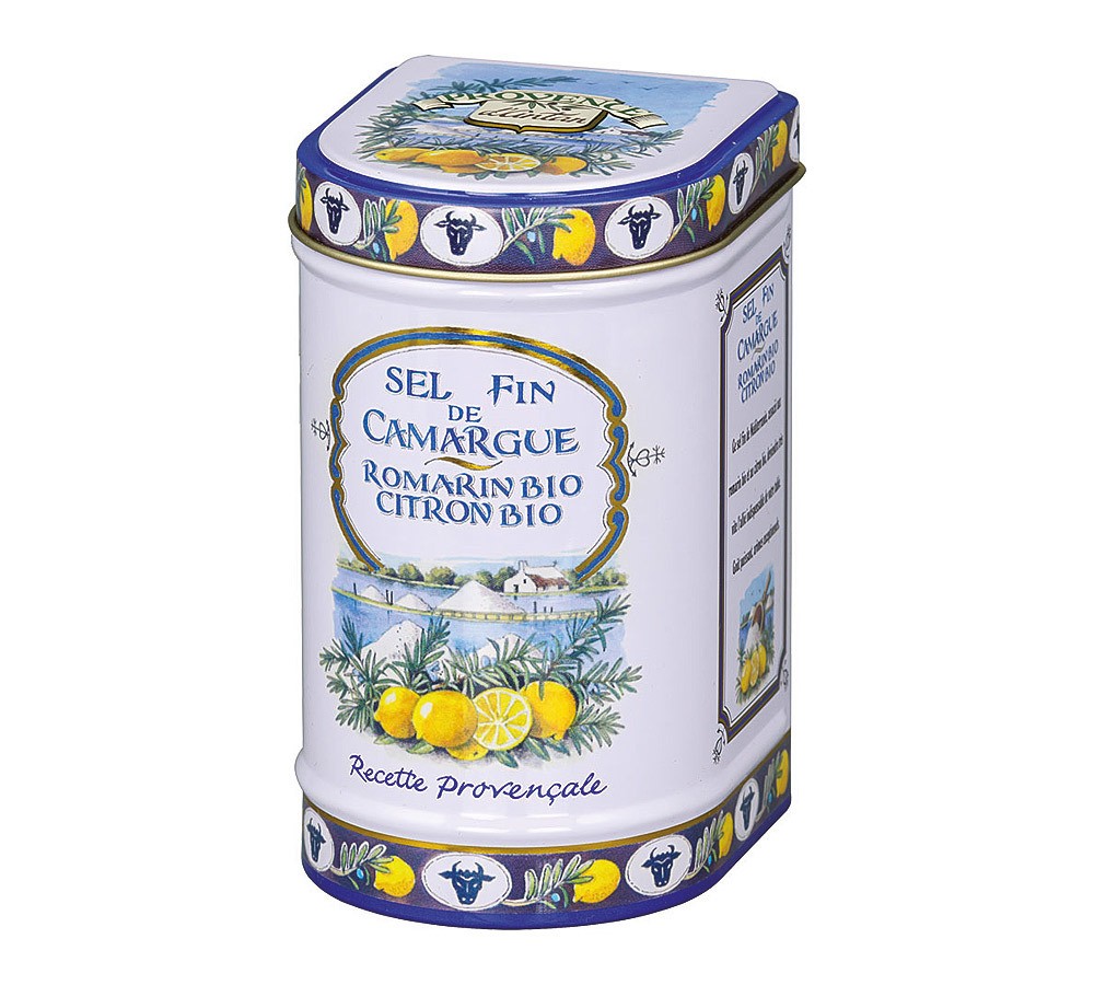 Provence d`Antan Sel Fin de Camargue Bio Rosmarin und Zitrone Meersalz 125g