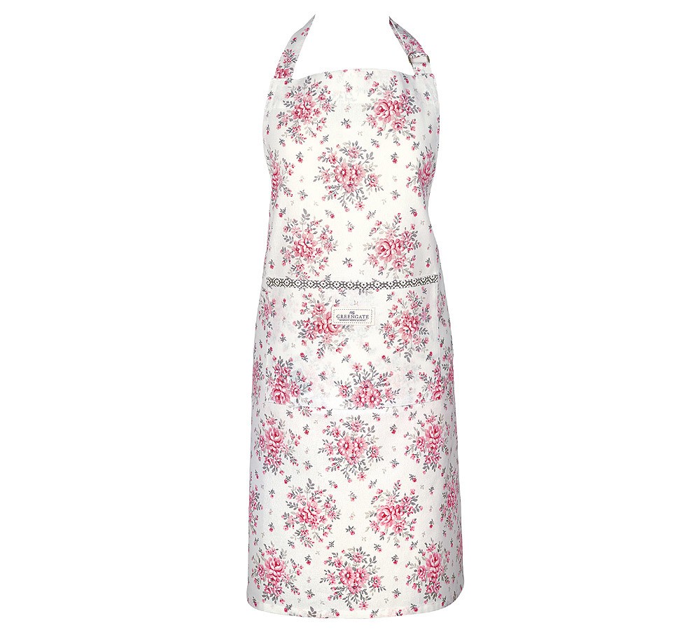 Greengate Schürze Flora White Blumen Greengate Schürze Flora White Blumen