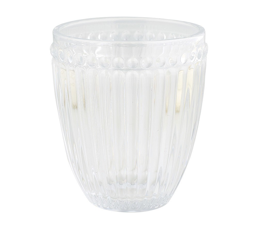 Greengate Wasserglas Alexa Clear Glas