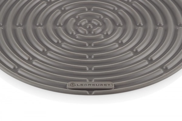 Le Creuset Topflappen Rund Silikon Flint Grau