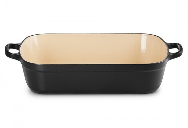 Le Creuset Bratreine Signature Gusseisen Schwarz