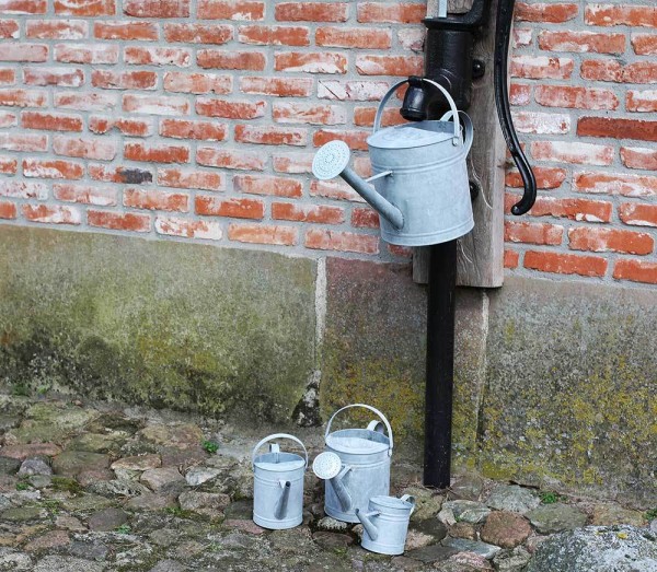 Gießkanne aus Zink Giesskanne Vintage Landhaus-Stil 3,5l