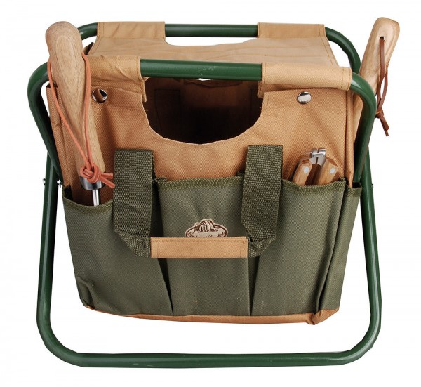 Praktischer Hocker für Gartenarbeit Gartenhocker Klappbar Halter Gartenwerkzeug