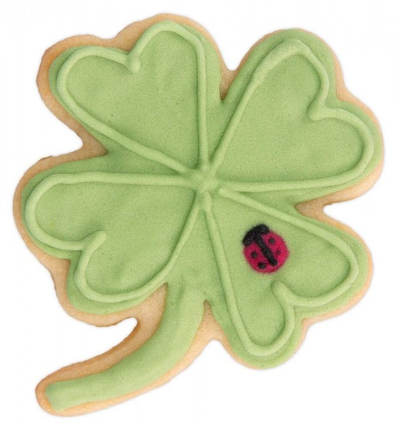 Städter Ausstechform Kleeblatt Glücksklee Edelstahl 7cm