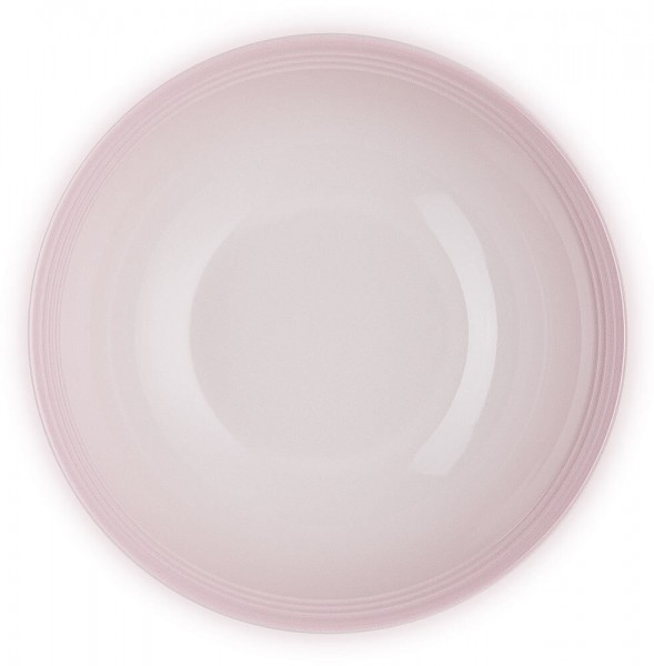Le Creuset Salatschüssel Steinzeug Shell Pink 24cm