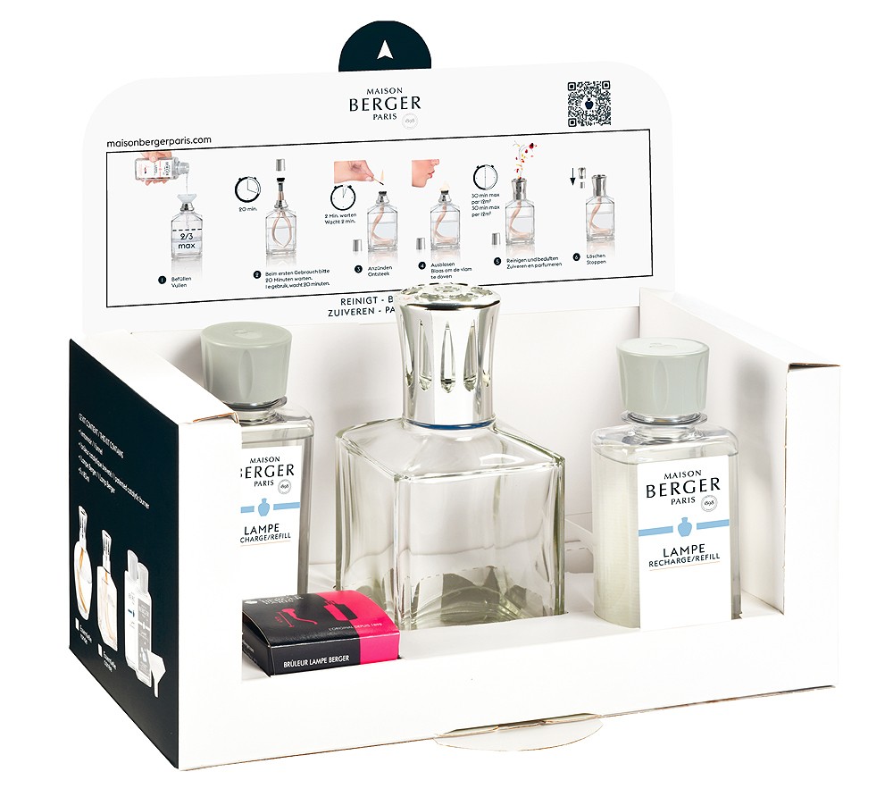 Maison Berger Starterset Lampe Essentielle Carrée quadratisch