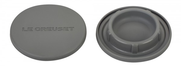 Le Creuset Aromadeckel für Mühlen 2er SET Silikon Flint Grau