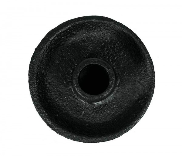 Kerzenhalter Gusseisen Schwarz Rustikal Kerzenständer Schwer Antik-Stil