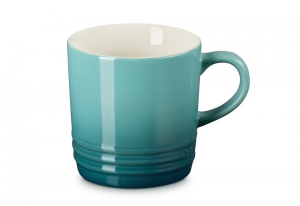 Le Creuset Tasse Becher Steinzeug Bleu Riviera Blau