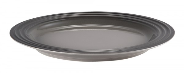 Le Creuset Frühstücksteller Steinzeug Flint Grau 22cm