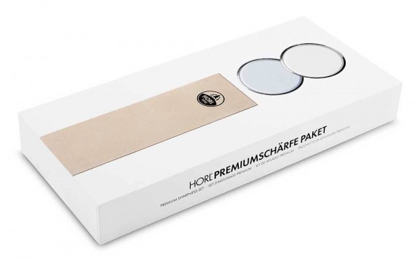 HORL 2 Premiumschärfe Paket - Abziehleder & Schleifscheibe 3000 & 6000
