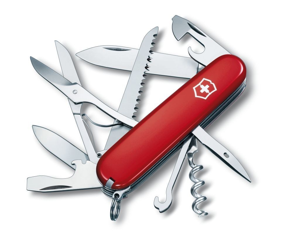 Victorinox Huntsman Rot Offiziersmesser Schweizer Taschenmesser - 15 Funktionen