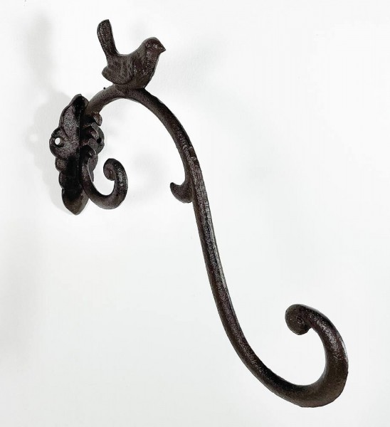 Wandhalter für Blumentopf Vogel Wandhaken Blumenampel Gusseisen Antik-Stil
