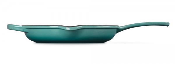 Le Creuset Brat- und Servierpfanne Gusseisen Bleu Riviera Blau 23cm